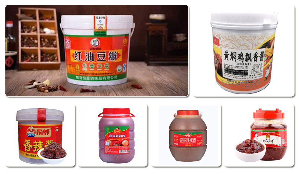 大桶稱重醬料灌裝機(jī)-桶裝醬料灌裝設(shè)備細(xì)節(jié)展示及樣品展示